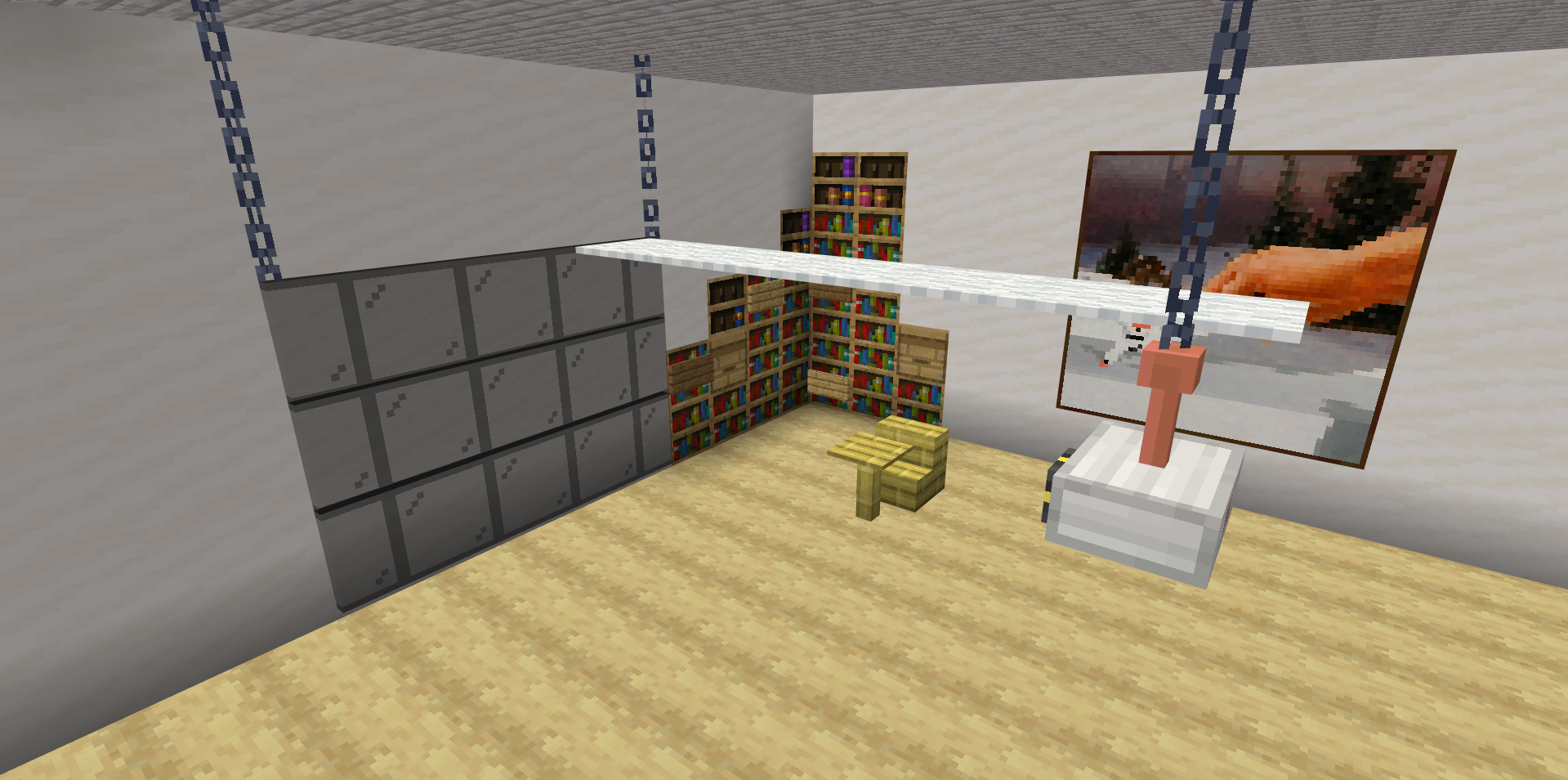 An image from the working projector project